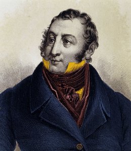 Portret Gioacchino Rossiniego (1792-1868), grawerowanie XIX wieku. autorstwa Unknown artist