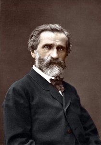 Portret Giuseppe Verdiego (1813-1901), włoskiego kompozytora. autorstwa Unknown artist