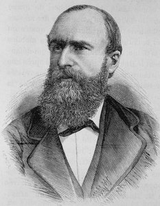 Portret Gustawa Flourensa (1838 - 1871). Rycina z końca XIX wieku w „Histoire de France” H. Martina. autorstwa Unknown artist