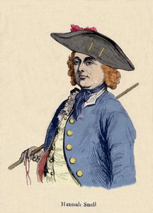Portret kobiety-żołnierza Hannah Snell (1723-1792), Anglika, który przyjął rolę mężczyzny, aby zostać żołnierzem. autorstwa Unknown artist