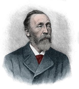 Portret Heinricha von Stephana (1831-1897), generalnego dyrektora poczty Cesarstwa Niemieckiego, który zreorganizował niemiecką pocztę autorstwa Unknown artist
