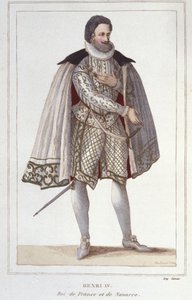 Portret Henryka IV (1553-1610), króla Francji Rycina z 1830 r autorstwa Unknown artist