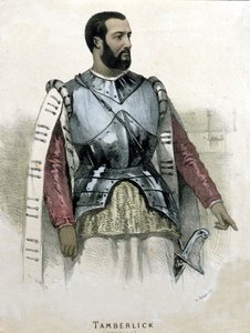 Portret włoskiego tenora Enrico Tamberlicka (1820 - 1869) w Otello autorstwa Gioacchino Rossiniego autorstwa Unknown artist