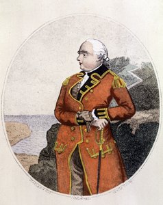 Portret Jamesa Cooka (1728 - 1779) autorstwa Unknown artist