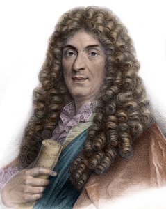 Portret Jean-Baptiste Lully Grawerowanie XIX wiek - Portret Jean Baptiste (Lully (Giovanni Battista Lulli) (1632-1687) autorstwa Unknown artist