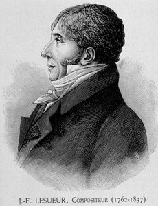 Portret Jeana Francois Lesueura (1762 - 1837), francuskiego kompozytora autorstwa Unknown artist