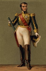 Portret Jeana Lannesa, księcia Montebello (1769 - 1809), marszałka Francji. Chromolitografia XIX wieku. autorstwa Unknown artist