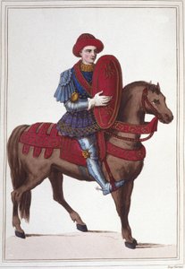 Portret Jeana Potona, lorda Xaintrailles lub Saintrailles Maréchal we Francji (ok. 1400-1461) Był jednym z towarzyszy Joanny d