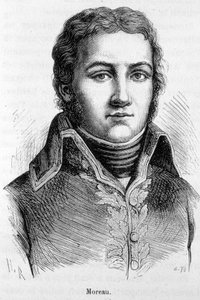 Portret Jean Victor (Jean-Victor) Moreau (1763-1813), generał francais. autorstwa Unknown artist