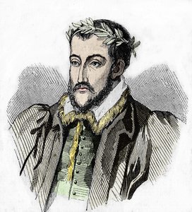 Portret Joachima du Bellaya. poeta francuski (Château du Liré, Maine-et-Loire autorstwa Unknown artist