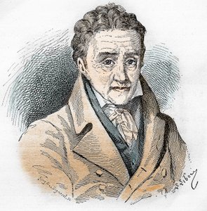 Portret Johanna Heinricha Pestalozziego (1746 - 1827), szwajcarskiego pedagoga i pedagoga. autorstwa Unknown artist