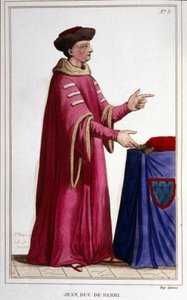 Portret Jana, księcia Berri (1340-1416). autorstwa Unknown artist