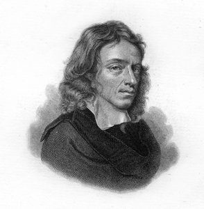 Portret Johna Miltona, angielskiego poety i eseisty (1608-1674) autorstwa Unknown artist