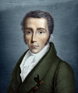 Portret Josefa Von Fraunhofera, niemieckiego fizyka autorstwa Unknown Artist