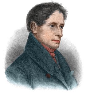 Portret Josepha Karla Benedykta von Eichendorffa (1788-1857) niemieckiego poety i powieściopisarza. autorstwa Unknown artist