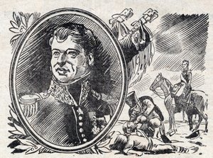 Portret Josepha Leopolda Sigisberta Hugo, francuskiego generała, ojca Victora Hugo. Z 1928 roku. autorstwa Unknown Artist