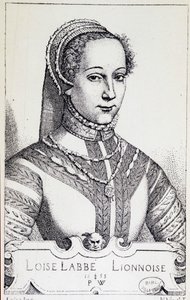 Portret Loise Labbé autorstwa Unknown artist