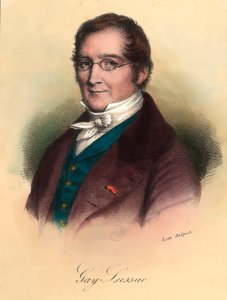 Portret Louisa-Josepha Gay-Lussaca (Louis Joseph Gay Lussac) (1778 - 1850), francuskiego chemika i fizyka. Rycina XIX wieku. Prywatna kolekcja. autorstwa Unknown artist