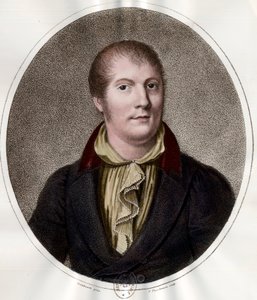 Portret Louisa Spohra (1784 - 1859), francuskiego muzyka. Rycina XIX wieku. Prywatna kolekcja. autorstwa Unknown artist