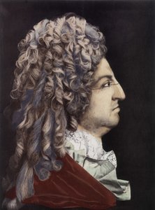 Portret Ludwika XIV - woskowy medalion, pokój króla, pałac wersalski. autorstwa Unknown artist