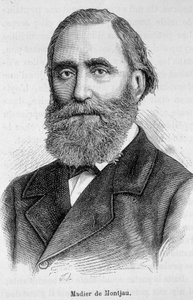 Portret Madier de Montjau, francuskiego parlamentarzysty z XIX wieku. autorstwa Unknown artist