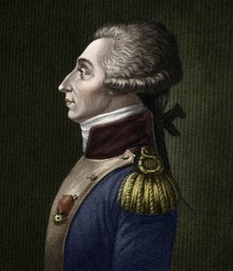 Portret Marie Joseph Gilbert Motie Motier, markiz de Lafayette (1757-1834), francuski arystokrata i wojskowy. autorstwa Unknown artist
