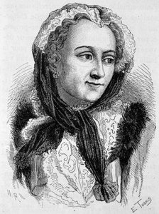 Portret Marii Leszczyńskiej (1703 - 1768). Rycina z końca XIX wieku w „Histoire de France” H. Martina. autorstwa Unknown artist