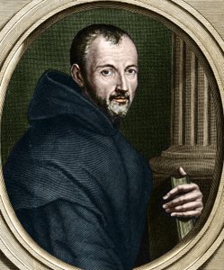 Portret Marin Mersenne (1588 - 1648), z Zakonu Ojców Minimalu autorstwa Unknown artist