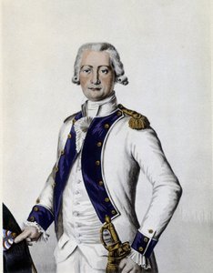 Portret markiza de Lostanges, kapitana pułku Forez w 1786 roku. autorstwa Unknown artist