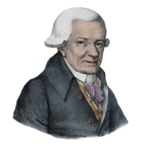 Portret Michaela HAYDN 1737-1806, brata Franciszka Józefa Haydn autorstwa Unknown artist