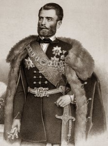 Portret Michela III Obrenovica 1823-1868 Księcia Serbii - Mihailo Obrenovic III Książę Serbii autorstwa Unknown artist