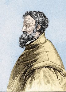 Portret Michała Anioła Buonarrotiego z Michała Anioła (Michelangelo lub Michel Ange autorstwa Unknown artist