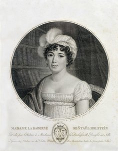 Portret Madame de Staël - grawer autorstwa Unknown artist
