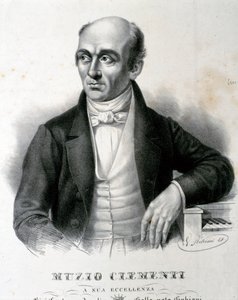 Portret Muzio Clementiego (akwaforta) autorstwa Unknown Artist