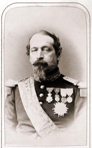 Portret Napoleona III. Fotografia XIX wieku. autorstwa Unknown artist