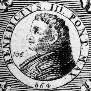 Portret papieża Benedykta III lub Benedykta 3. autorstwa Unknown artist