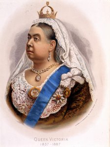 Portret angielskiej królowej Wiktorii, koniec XIX wieku autorstwa Unknown artist