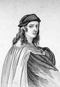 Portret Rafaela (Raffaello Sanzio 1483 - 1520), włoskiego malarza. autorstwa Unknown artist