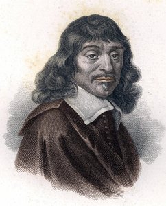 Portret René Kartezjusza, grav. 19 wiek. autorstwa Unknown artist