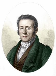 Portret René Primrose Lesson (1794-1849), przyrodnika i biologa. autorstwa Unknown artist