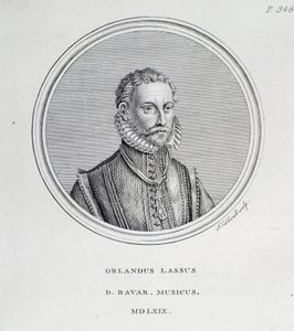 Portret Rolanda de Lassusa (rycina autorstwa Unknown artist