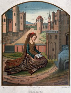 Portret świętej brody - z dokumentu z XV wieku autorstwa Unknown artist