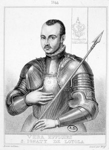 Portret św. Ignacego Loyoli, założyciela Towarzystwa Jezusowego (1491-1556) autorstwa Unknown artist