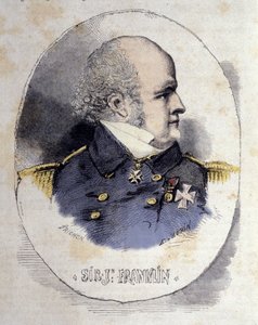 Portret Sir Johna Franklina z lat 1786-1847, oficera marynarki i brytyjskiego odkrywcy. autorstwa Unknown artist