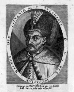Portret Stefana I Batorego (1533-1586), księcia Siedmiogrodu i króla Polski. autorstwa Unknown artist