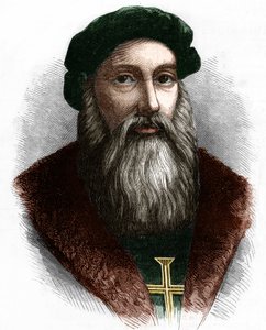 Portret Vasco de Gamy (1469-1524) portugalskiego nawigatora. autorstwa Unknown artist