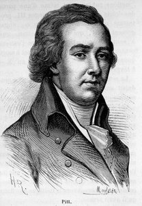 Portret Williama Pitta Młodego (1759-1806), byłego brytyjskiego ministra. autorstwa Unknown artist
