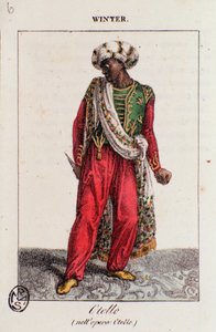 Portret zimy, w Otello, autorstwa Gioacchino Rossini autorstwa Unknown artist