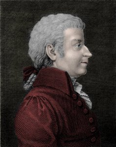 Portret Wolfganga Amadeusza Mozarta młodego (1756 - 1791) kompozytora. autorstwa Unknown artist