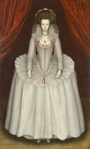 Portret kobiety, prawdopodobnie Ann Finch, Lady Twysden (1574-1638) autorstwa Unknown artist